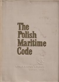 Kodeks morski The Polish Maritime Code J. Łopuski