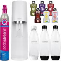 САТУРАТОР ДЛЯ ВОДЫ SODASTREAM TERRA БЕЛЫЙ 3 БУТЫЛКИ ЦИЛИНДР 6 НАПИТКОВ