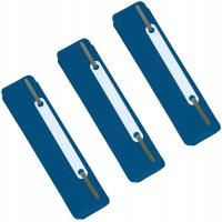 Wąsy do Skoroszytów DONAU z metalową blaszką - 25szt granatowe x 3op.