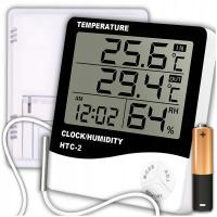 Метеостанция термометр гигрометр часы ЖК-дисплей дата цифровой датчик зонд