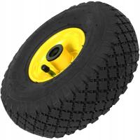 Колесный шкив для тележки тачки 2PR 260x85 мм 3,00-4 с внутренней трубкой накачанный сильный