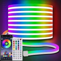 TAŚMA LED RGB 10m Ledy Taśma RGB 230v 1A MOCNY PILOT APLIKACJA