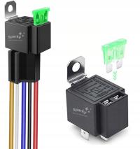 Автомобильное реле 12В 30а с предохранителем розетка 5pin 40 см JD1914