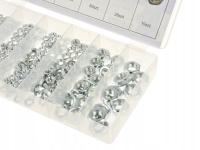 Geko Zestaw nakrętek nierdzewnych 300szt.