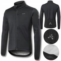 KURTKA ROWEROWA MĘSKA ZIMOWA SOFTSHELL NA ROWER TERMOAKTYWNA TC ARSUXEO