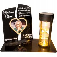 Вечный светодиодный солнечный снитч с фото кладбище для мамы папы бабушки дедушки