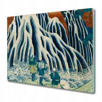 Deska szklana 60x52 Azja wodospad fale do krojenia