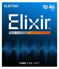 Elixir 12052 NanoWeb 10-46 Light Struny do gitary elektrycznej