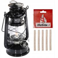 Керосиновая лампа черный оригинальный 24 см фитиль запас