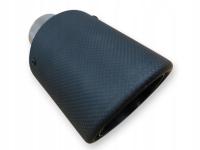 Końcówka Wydechu Pełna Ścięta Obejmy Samochodowej Wlot 52mm Wylot 101mm