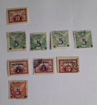 CZECHOSŁOWACJA/ZNACZKI POCZTOWE 1920-1926