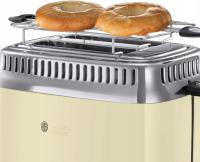 Toster Russell Hobbs Retro Vintage beżowy/brązowy 1300 W