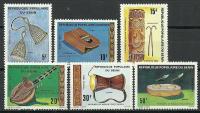 Benin 1980 Mi 214-219 Czyste **