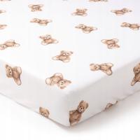 PRZEŚCIERADŁO Z GUMKĄ Do Łóżeczka 140x70 BAWEŁNA