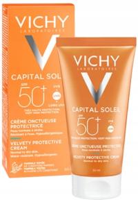 Vichy CAPITAL SOLEIL SPF50 бархатный солнцезащитный крем для лица 50 мл