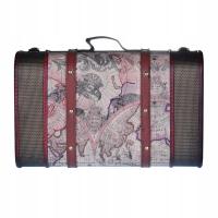 Dear Barber Walizka Kuferek Fryzjerski Vintage Wooden Suitcase S