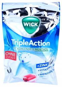 Конфеты без сахара фитиль ментол цинк витамин С для горла кашель 72G DE