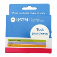 Tester jakości twardość pH chlor wody USTM test