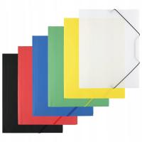 A4 пластиковая папка с ластиком набор из 6 цветов