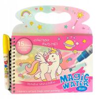 Раскраска многоразовая водная Единорог пони водная ручка Ручка