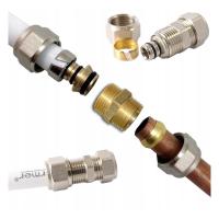 PRZEJŚCIÓWKA Z MIEDZI NA PEX 15X16 MM ADAPTER