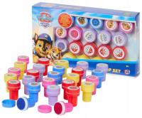 Zestaw stempli dla dzieci Stemple motywacyjne pieczątki PSI PATROL 26 sztuk