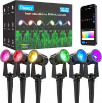 6x REFLEKTOR LAMPA OGRODOWA LED WBIJANA RGB SMART