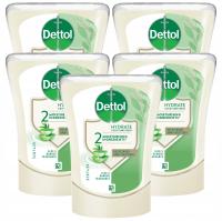 DETTOL Wkład do Aplikatora Mydło w płynie Aloes i Bambus 5x 250ml