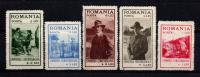 Rumunia / 421-425 ( harcerstwo i skauting ) czyste / 1931 r.