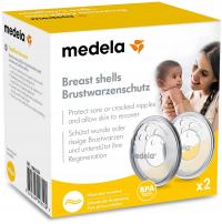 MEDELA силиконовые накладки на грудь защитные дышащие 2 шт.