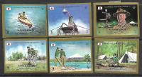 AJMAN -zwyczaje skautów - Lord Baden Powell 1971 ** Mi 1047-52 B (1334)
