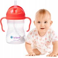 B.box bidon dla dzieci - kubek niekapek ze słomką 240 ml arbuzowy BPA FREE