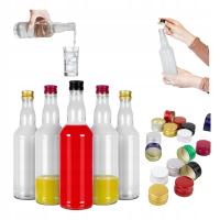 50x Butelki Szklane MONOPOLOWE 500 ml 0.5l na wódkę butelka szklana monopol