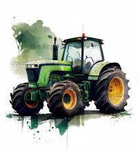 Чугунный трактор сельское хозяйство сельскохозяйственный трактор 3