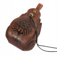 Кожаная сумка (PU), сильфон / сумка для костей, монет и других мелочей