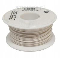 Одножильный тефлоновый кабель 0,35 мм2 белый