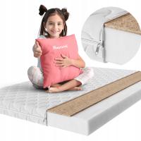 Materac dla dziecka 160x80 semmi BABY PIANKA KOKOS ANTYALERGICZNY śr twardy