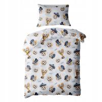 Pościel Młodzieżowa 120x200 PIŁKA NOŻNA + 70x80 Bawełna Oeko-Tex