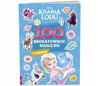 KRAINA LODU 100 BROKATOWYCH NAKLEJEK + ZADANIA