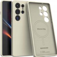 Plecki Spacecase do Samsung Galaxy S25 Ultra beżowy