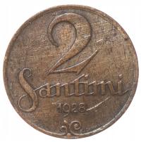 2 santimy - Łotwa - 1928 rok