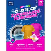 YOU&HOME CHUSTECZKI DO PRANIA KOLOROWEGO 20 SZT ZAPOBIEGAJĄCE ZAFARBOWANIU