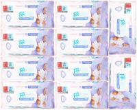 98% влажные салфетки с зажимом 10 x 80ШТ