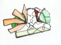 Serwetnik witrażowy NASTURCJE I