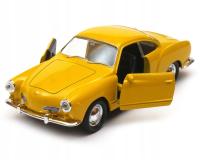 Welly Volkswagen Karmann Ghia Coupe żółty 1:34-39 model metal