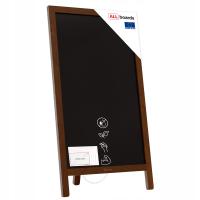 Спотыкатель мел стенд односторонний 78x44 см рекламный стенд