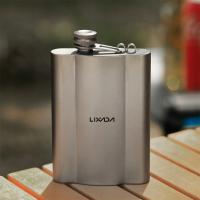 Ti Ultralight Hip Flask 240 ml przenośna butelka wina na zewnątrz JV