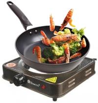 Портативная плита Domotec, электрическая плита с одной горелкой, портативная оригинальная упаковка ПРОИЗВОДИТЕЛЬ-ZEEGMA