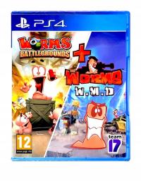 2 ИГРЫ PS4: WORMS BATTLEGROUNDS WMD / В КОРОБКЕ