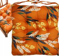 Подушка для садового стула толстая узловатая JASIEK 40x40 см табурет кресло